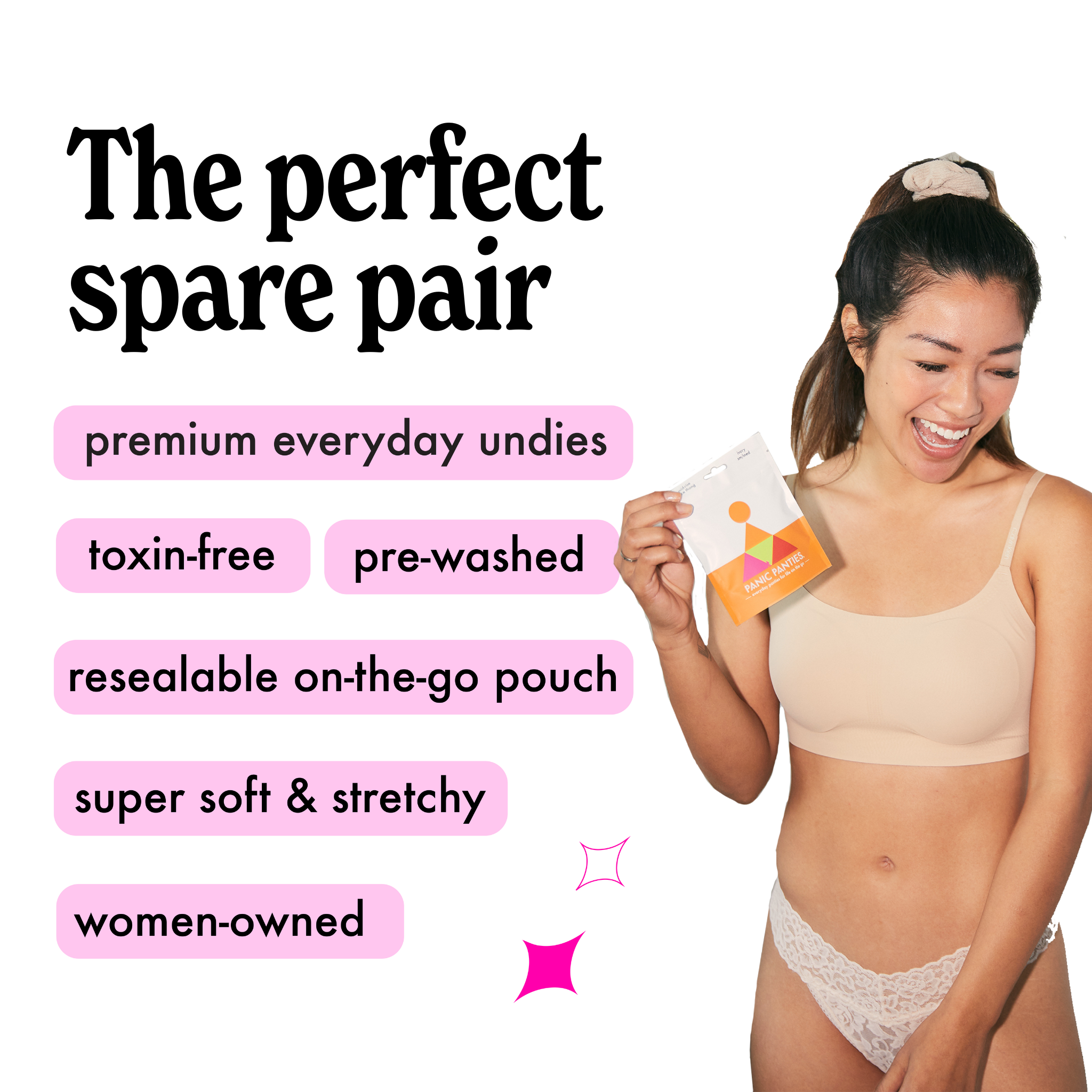 Mid-Rise Lace Thong