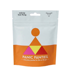 Mid-Rise Lace Thong - Panic Panties